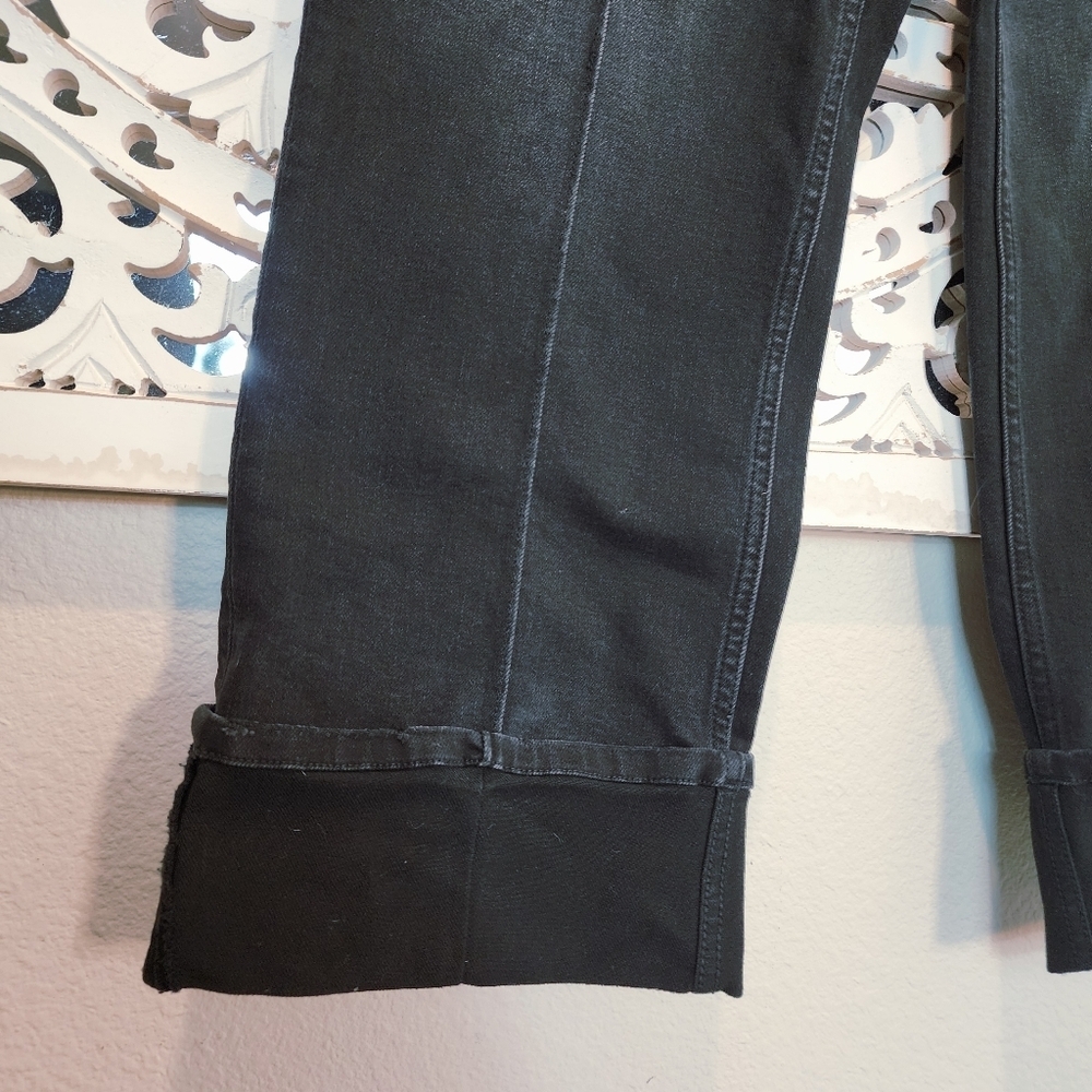 DEAR JOHN DENIM  HOLLY SUPER HIGH RISE WIDE HEMMED JEANS | JET SET WASH SZ 30 - Picture 14 of 16
